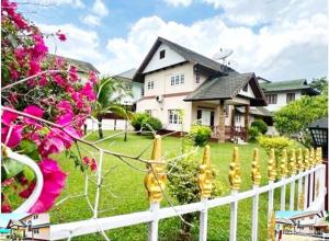 For RentHouseRayong : Rayong Sukhumvit Suan Muk Market detached house for rent 180sq.wa. 285sq.m. 4bed 3bath 4 parking