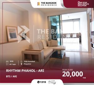 For RentCondoSapankwai,Jatujak : 🏢The room is decorated and ready to move in. Condominium that is a leader in modernity, RHYTHM Phahon-Ari, near BTS Ari