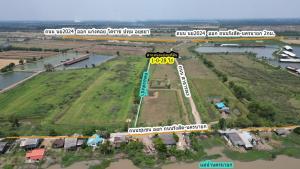 For SaleLandNakhon Nayok : Cheap land for sale near Rangsit Nakhon Nayok Road, near Bangkok, price less than a million, water and electricity available, near community areas, near the river.