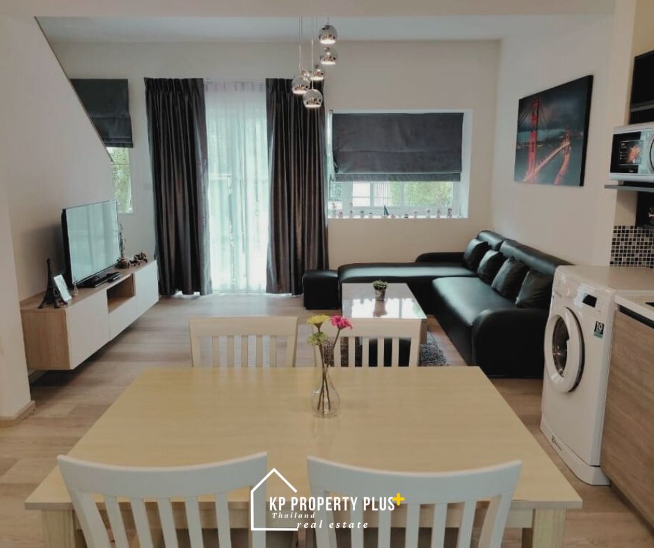 For RentTownhouseBangna, Bearing, Lasalle : ✔️* Rent*✔️ Call now! 083 510 5653✨ Townhome Indy Bangna-Ramkhamhaeng 2, beautiful house, good location, convenient travel, ready to move in 🌟(corner house)🌟