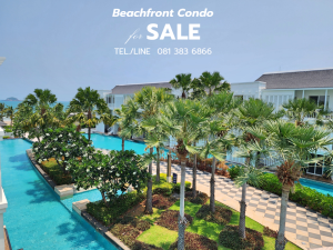 For SaleCondoHuahin, Prachuap Khiri Khan, Pran Buri : Condo for sale next to the sea, special price, 4 bedrooms, 288 sq m., only 19 million.