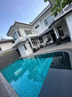For RentHouseSukhumvit, Asoke, Thonglor : Rental : Pool Villa House In Ekamai , 4 Beds 5 Bath , 1 Maid Room , 5 Parking lot , 1000 sqm🔥🔥Rental Price: 500,000 THB / Month 🔥🔥** Deposit 3 Months **** Contract 2 Years ** #sellinghouses#Unfurnished#realestatethailandMore Information📱Tel : 0