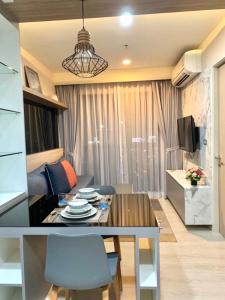 For RentCondoRama9, Petchburi, RCA : 🔥For rent Rhythm Asoke 2, very beautiful room, brand new, ready to move immediately, near MRT Rama 9, near SWU🔥
