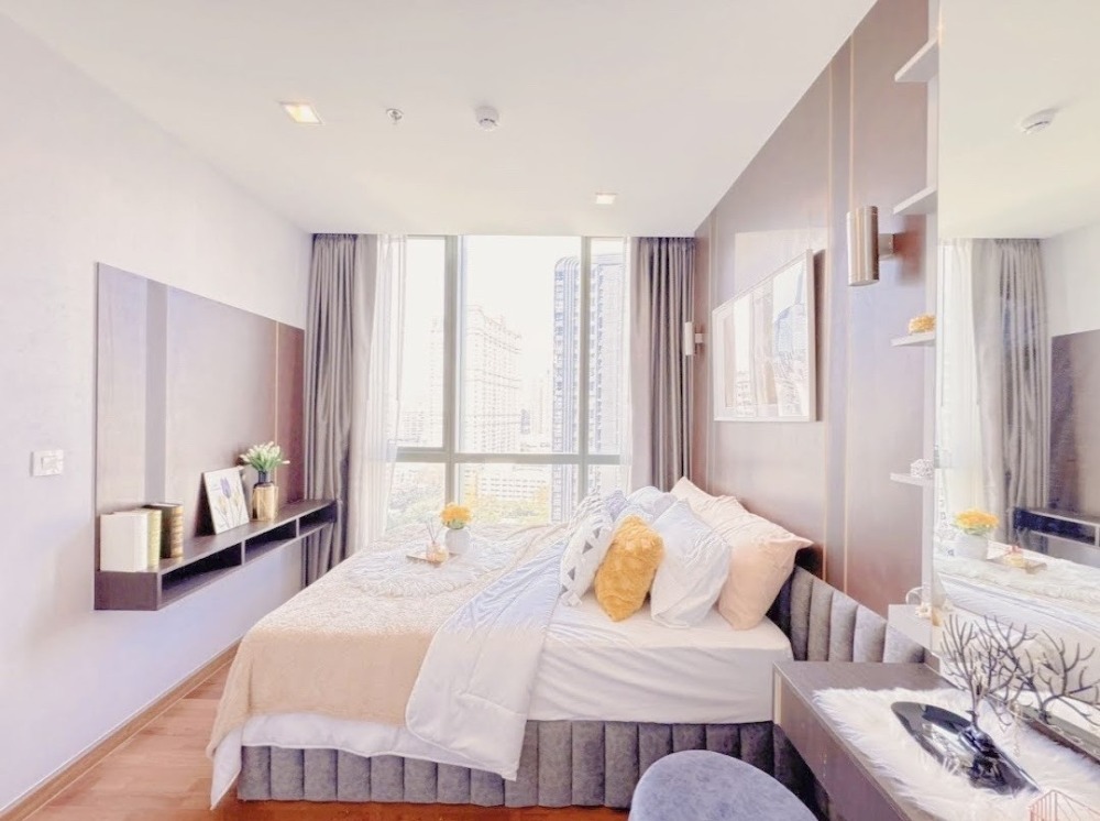 For RentCondoRatchathewi,Phayathai : Luxury Room 1bed 35sqm Wish Signature Midtown Siam Fullyfurnish 26,500-