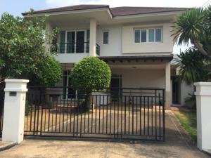 For RentHouseChaengwatana, Muangthong : Urgent for rent 💥2-story detached house, Bangkok Boulevard Signature Chaengwattana project 👉Add Line @be.easy