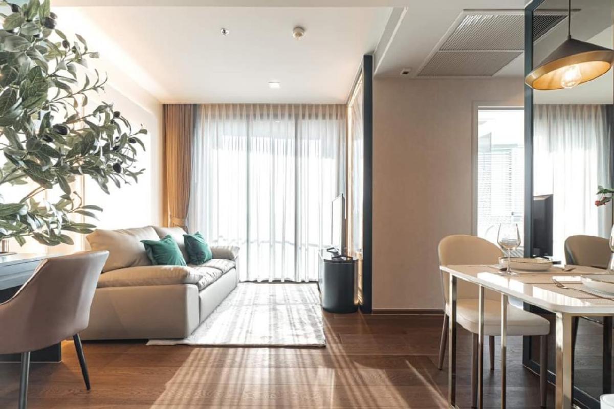For RentCondoSukhumvit, Asoke, Thonglor : 🎗 Corner room for rent, ldeo Q Sukhumvit 36, panoramic bedroom view 🎗