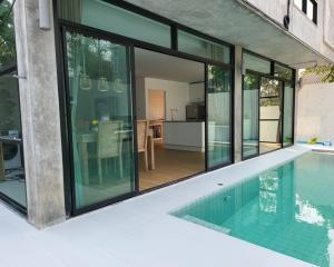 For RentHouseChiang Mai : Pool Villa, Mae Hia Zone, beautifully decorated house. Fully furnished