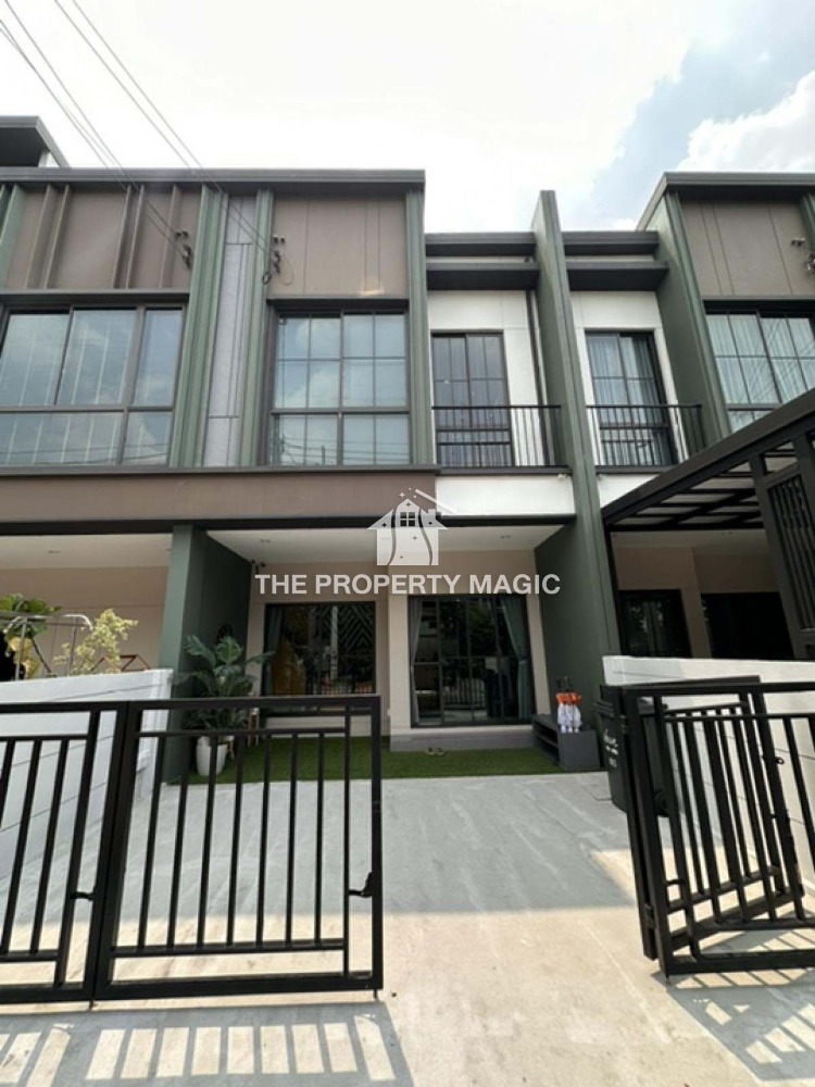 For RentTownhouseNawamin, Ramindra : 2-story townhome with furniture, beautifully decorated, for rent in Ramindra-Saimai area, near Big C Food Place, Sai Mai 47, only 1.7 km.