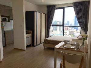 For RentCondoSiam Paragon ,Chulalongkorn,Samyan : Rent! Ideo Q Chula-Samyan Studio 22,000, high floor, unblocked view, beautiful room, large studio site.