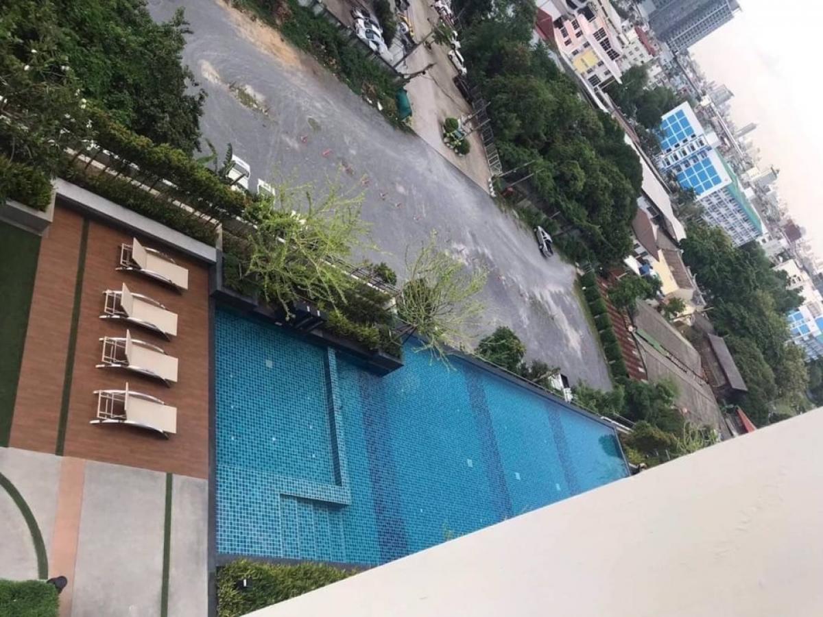 For RentCondoThaphra, Talat Phlu, Wutthakat : For rent, Supalai Loft, Talat Phlu Station, 8th floor, size 43.5 sq m., 1 bedroom, fully furnished, ready to move in.