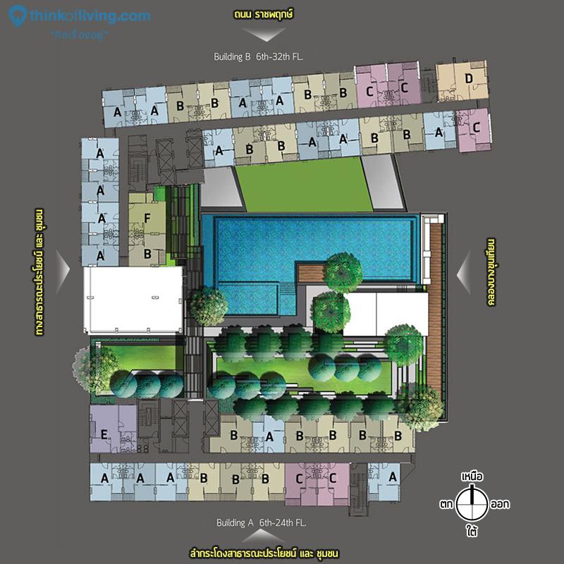 For SaleCondoThaphra, Talat Phlu, Wutthakat : For sale! For sale: The Tempo Grand Sathorn-Wutthakat, 35 sq m. Type C, front building, 16th floor, BTS view.