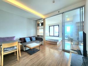 For RentCondoRama3 (Riverside),Satupadit : 🔥For Rent🔥Condo U Delight Rama 3, river view, not temple side!!! 8th floor, size 34 sq m., 1 bedroom, 1 bathroom, open view, fully furnished, ready to move in.