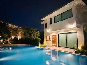 For RentHouseSukhumvit, Asoke, Thonglor : 🚩For Rent🚩Luxury detached house, Pridi Villa 2, Pool villa 3 bedrooms, Private pool