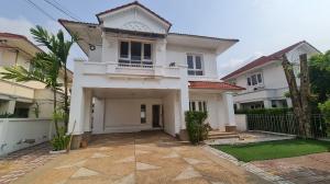 For RentHouseMin Buri, Romklao : For rent, 2-story detached house (very cheap), Baan Perfect Place Village, Ramkhamhaeng 164, Garden Zone.