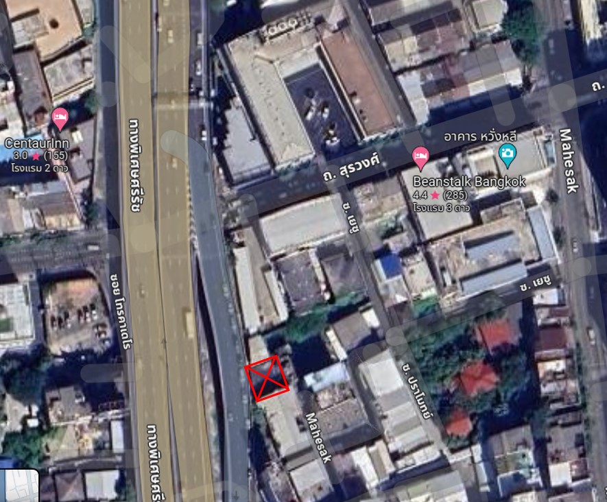 For SaleLandSilom, Saladaeng, Bangrak : Land for sale in Surawong, in the middle of the city, 29 sq w.
