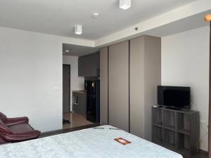 For RentCondoOnnut, Udomsuk : For rent, IDEO Sukhumvit 93, fully furnished, beautiful view, 25 sq m., has built-in washing machine, 12,000 baht per month.