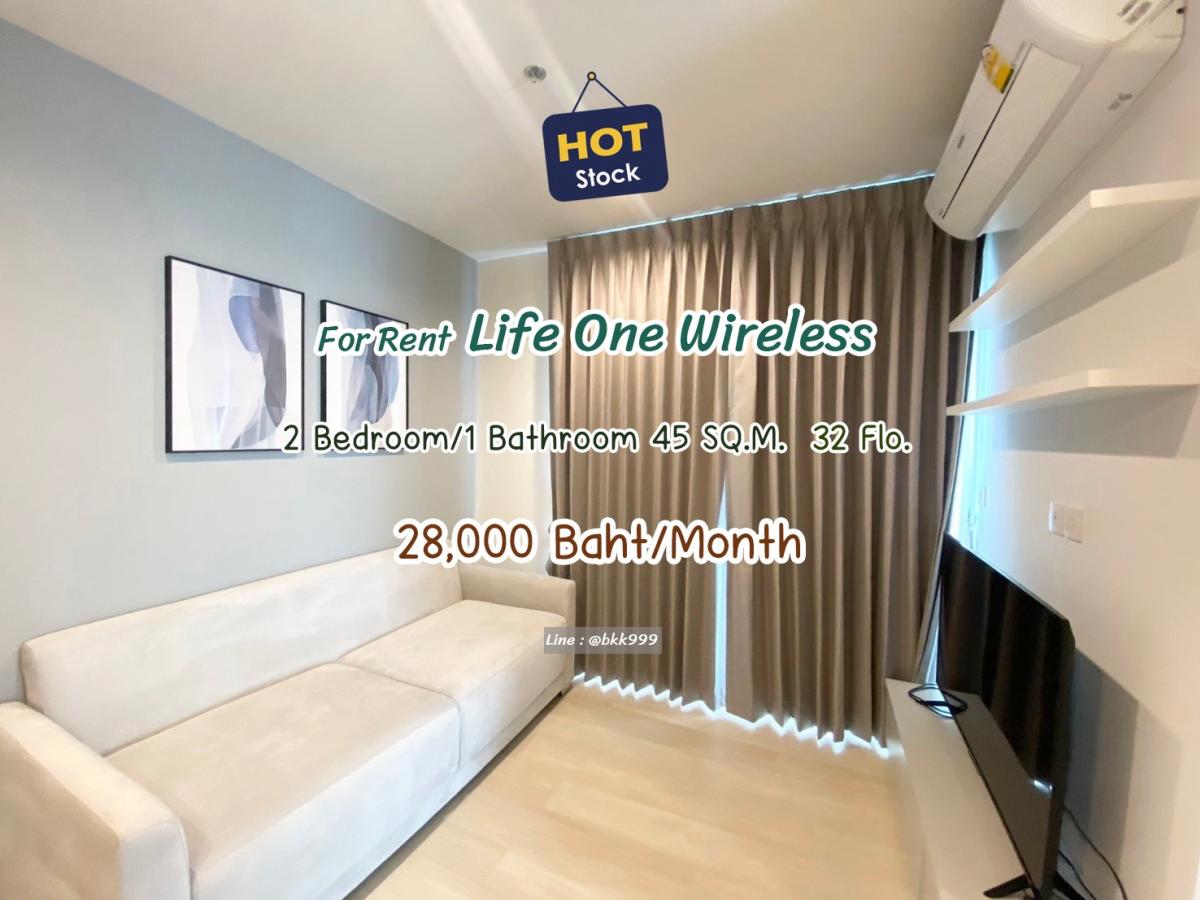 For RentCondoWitthayu, Chidlom, Langsuan, Ploenchit : ✅✅ AA20-997 Condo for rent Life One Wireless   Call 0659501742 or Add Line : @bkk999 (add @ too) 💥💥