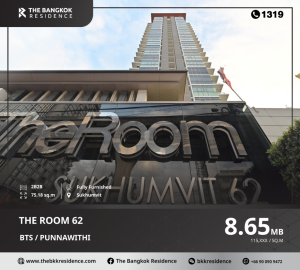 ขายคอนโดอ่อนนุช อุดมสุข : The Room Sukhumvit 62 ราคาสุดคุ้ม ห้องไซส์ครอบครัว ทำเลดีมาก ใกล้ BTS ปุณวิถี The Room Sukhumvit 62 , near BTS PUNNAWITHI