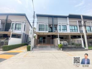 For SaleTownhouseLadkrabang, Suwannaphum Airport : For sale: Time Home 2 village (Suan Luang - On Nut) corner townhome, 3 parking, and ready to move