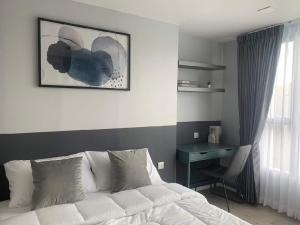 For RentCondoPathum Thani,Rangsit, Thammasat : ✅️ For rent kave colony 13,500/month, very beautiful room, pool view, area 27 sq m., Building B, 8th floor, new room, 1st hand.