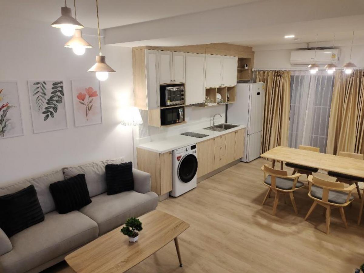 For RentTownhouseBangna, Bearing, Lasalle : 🌟For rental Townhome Indy 2 Bangna Ramkhamheang 2 Townhome 2 storeys 2 Bedrooms / 3 Bathrooms. Townhome fully furnished . Great location nearby Mega Bangna . 🔑Rental Fee 28,900 THB/Month.