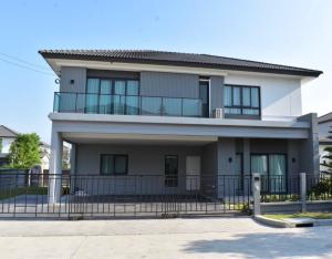 For SaleHousePhutthamonthon, Salaya : S2730 Single house for sale, CENTRO Thawi Watthana Village, new house, never lived in.