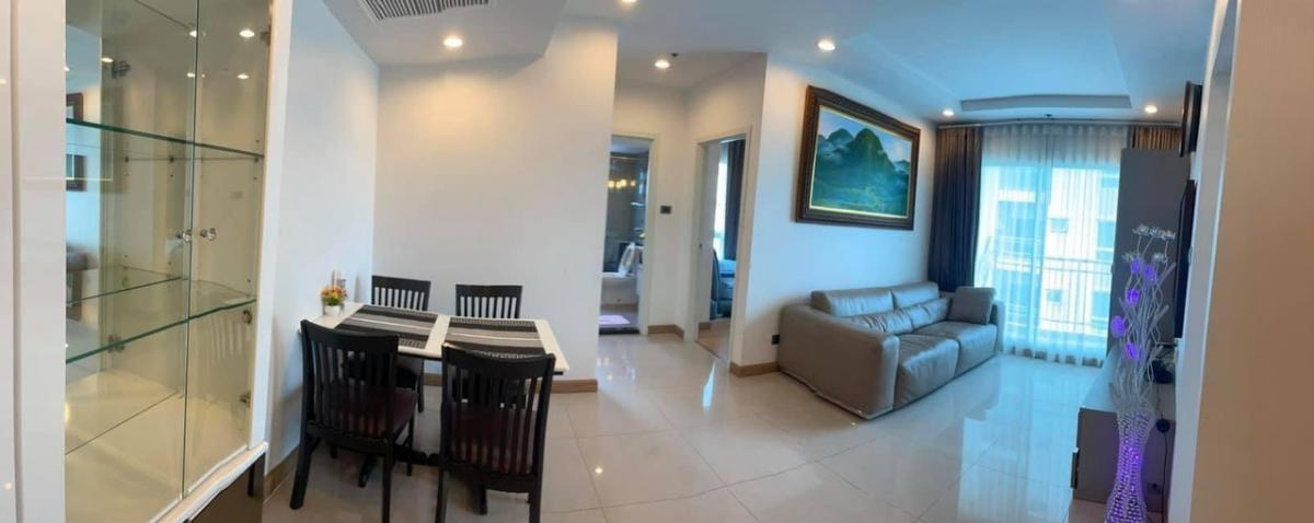 For RentCondoRama9, Petchburi, RCA : room for rent near MRT Thailand cultural center size 67 sqm 2bed 2bath