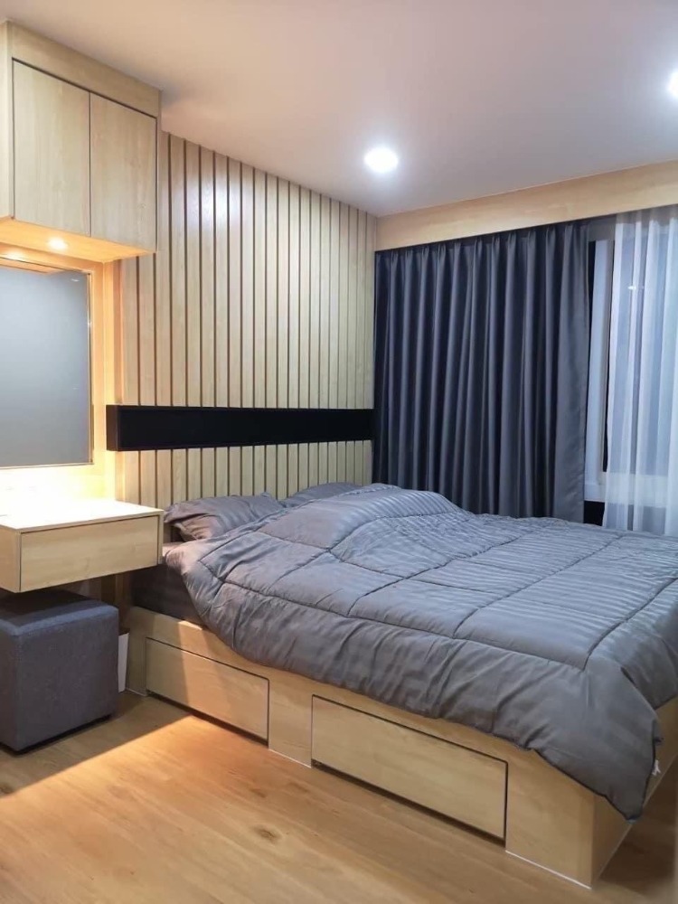 For RentCondoLadkrabang, Suwannaphum Airport : ALRS101 Condo for rent, Airlink Residence, 2nd floor, city view, 34.32 sq m., 1 bedroom, 1 bathroom, 7,900 baht, 064-878-5283