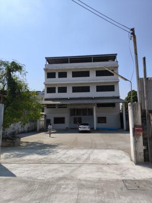 For SaleWarehouseRama3 (Riverside),Satupadit : Warehouse with office for rent or sale Usable area of ​​more than 1,000 sq m. Soi Sathu 58, exit to Rama 3 Rd. Near Wat Dokmai Warehouse for sale / for rent Rama 3