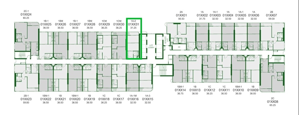 ขายดาวน์คอนโดลาดพร้าว เซ็นทรัลลาดพร้าว : [ขายดาวน์] Line Vibe 31.25ตรม. มี2ห้อง ชั้น15 กับ ชั้น19 ทิศเหนือ วิวสวน 092-545-6151 (ทิม)