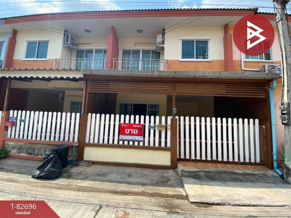 For SaleTownhouseMahachai Samut Sakhon : Townhouse for sale Wandee Village 2, area 18 square meters, Krathum Baen, Samut Sakhon