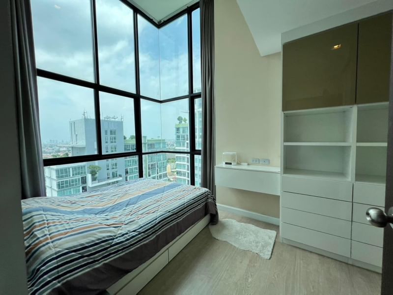 For RentCondoOnnut, Udomsuk : FOR  Rent The Sky Sukhumvit (วิวระเบียง)  4117/125