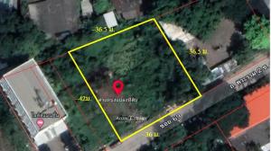 For SaleLandRama 2, Bang Khun Thian : Land for sale, behind Lotus Rama 2, high reclamation, size 358 sq wa, on the road 7 meters wide, onl ...