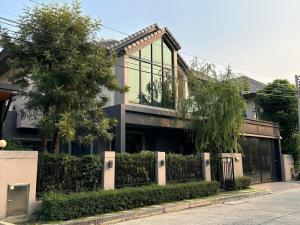 For SaleHouseChaengwatana, Muangthong : Great value!!️ Luxurious house, decorated and ready to move in: Bangkok Boulevard Chaengwattana 2 (make the garage into a glass room Well air conditioned)