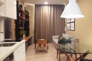 For RentCondoSukhumvit, Asoke, Thonglor : Code C20240400037..........Noble BE19 for rent, 1 bedroom, 1 bathroom, high floor, furnished, ready to move in