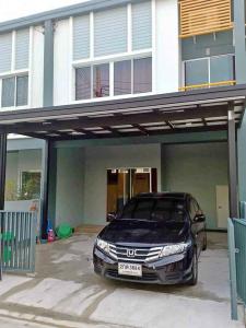 For RentTownhouseRama5, Ratchapruek, Bangkruai : 2-story townhome with furniture, beautifully decorated, for rent in Bang Kruai-Nonthaburi area, near Central Westville, only 2.8 km.