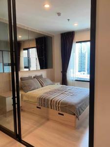 For RentCondoRama9, Petchburi, RCA : LFA113 Condo for rent, Life Asoke, 17th floor, Building S, city view, 30 sq m., 1 bedroom, 1 bathroom, 18,000 baht, 099-251-6615