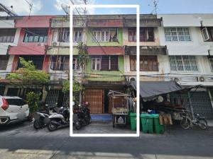 For SaleShophouseRama3 (Riverside),Satupadit : For sale: 3-story shophouse, Rama 3, Charoenrat Road, Soi 7, area 9 sq m, 2 bedrooms, 2 bathrooms, Bang Khlo Subdistrict, Bang Kho Laem District, Bangkok
