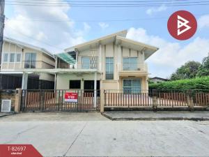 For SaleHouseSamut Prakan,Samrong : Single house for sale Pruksa Puri Village, Chanbua, Bangna, Km.5, Samut Prakan