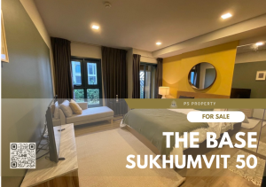 For SaleCondoOnnut, Udomsuk : Urgent sale✨The Base Sukhumvit 50✨ Fully furnished, electrical appliances. Convenient travel near BTS On Nut.