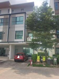 For RentHome OfficeBangna, Bearing, Lasalle : 3-story home office with furniture, beautifully decorated, for rent in Bangna-Bang Kaeo area. Near Ramkhamhaeng University Bangna campus only 3 km.
