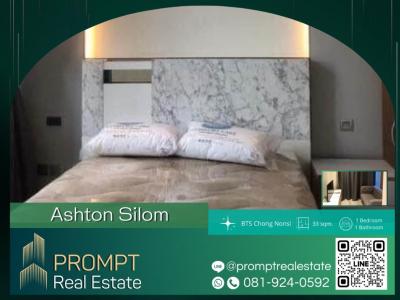 ให้เช่าคอนโดสีลม ศาลาแดง บางรัก : PROMPT *Rent* Ashton Silom - 33 sqm - #BTSChongNonsi #BangkokChristianHospital #MRTSamyan