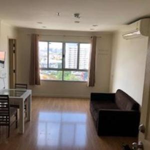 For RentCondoChokchai 4, Ladprao 71, Ladprao 48, : For rent, Lumpini Ville Latphrao Chokchai 4, Lumpini Ville Latphrao Chokchai 4, 2 rooms, connected through each other, fully furnished, ready to move in, beautiful view of the BTS.