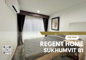 For RentCondoOnnut, Udomsuk : For rent 🔥Regent Home Sukhumvit 81🔥 Fully furnished, electrical appliances. Convenient travel near BTS On Nut.