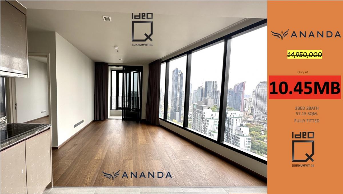 For SaleCondoSukhumvit, Asoke, Thonglor : Yield up to 6.7% 2bed2bath Last Unit By Project Sales Call 0946503223 Last chance With this price in this location