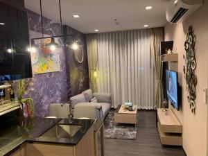 For RentCondoRama9, Petchburi, RCA : 👑 The Line Asoke - Ratchada 👑 1Bed1Bath size 35 sq m., luxuriously decorated room. Fully furnished, ready to move in.