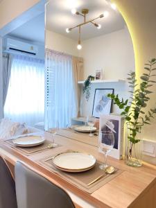 For SaleCondoRatchadapisek, Huaikwang, Suttisan : The most beautiful in the building, size 33.5 sq m, 1 bedroom, A Space Play, Ratchada-Sutthisan, only 1.9 million.