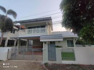 For RentHouseRama5, Ratchapruek, Bangkruai : For rent, 2-story detached house, Sammakorn Village, Rama 5 (newly renovated)