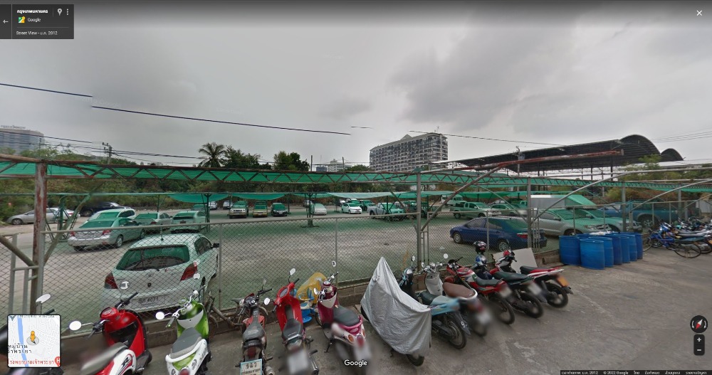 For SaleLandPinklao, Charansanitwong : Land for sale in Pinklao, 2 rai, now a parking space for rent. Monthly income ##,### baht