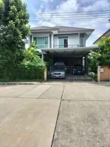 For RentHousePathum Thani,Rangsit, Thammasat : RHT1556 2-story detached house for rent, Passorn Village Project 26, Road 345, Mueang Pathum Thani.